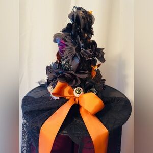 BEST WITCH HAT EVER! Custom made with Halloween theme & embellished, ships fast